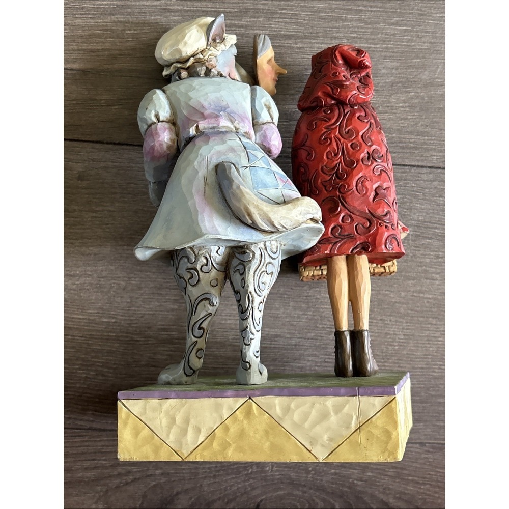 Jim Shore 2007 Wolf in Grandma's Clothing Little Red Riding Hood 4009753 NO Box - Picture 7 of 9